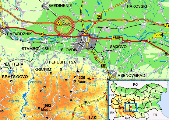Maritsa Industrial and Commercial Zone - Map